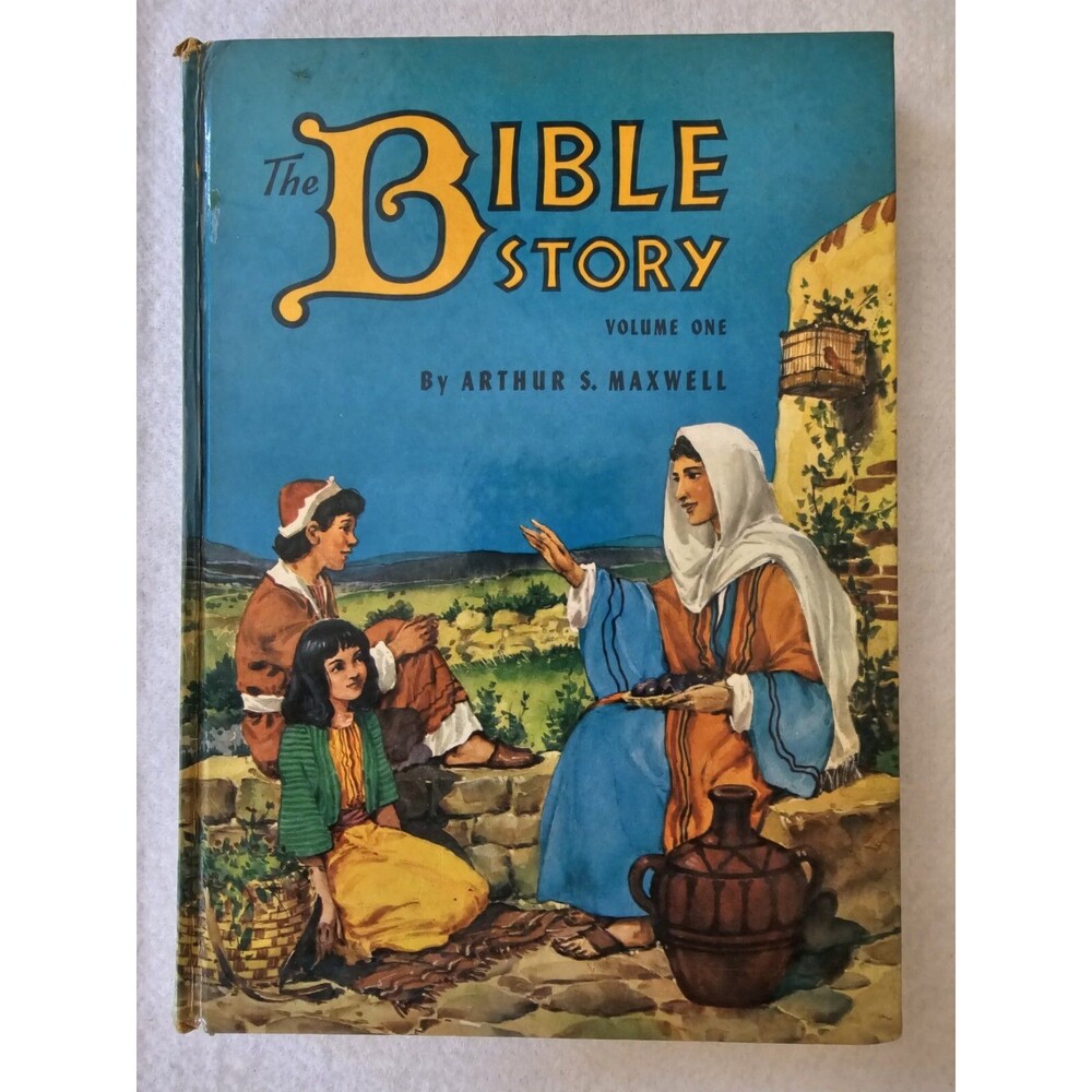 The Bible Story Volume 1 Arthur S. Maxwell Hardcover Vintage Book Copyright 1953